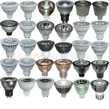 厂家直销LED COB灯杯 5W压铸铝调光灯杯GU10 MR16调光射灯无频闪