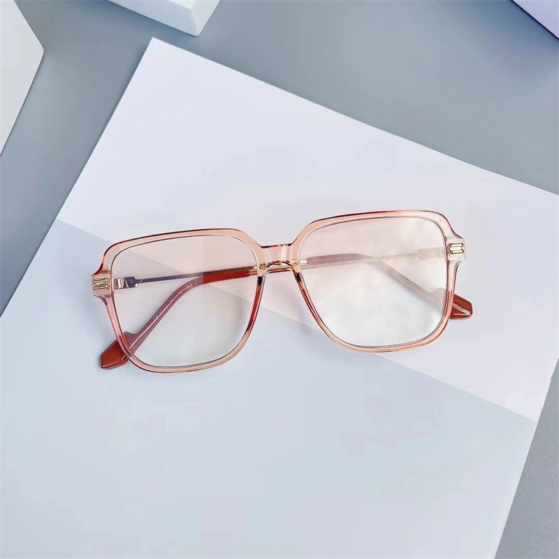 渐变绿色眼镜近视框tr90女ins风素颜防蓝光虞书欣同款显瘦眼镜框