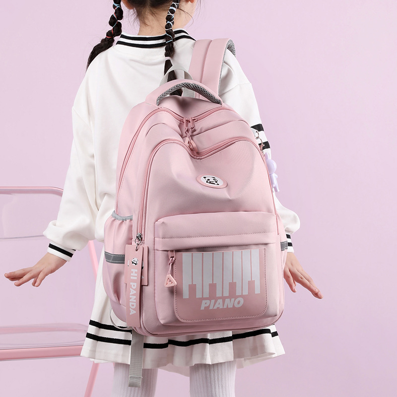 New Lightweight Children's Schoolbag Primary School Girls Junior High School Backpack Trendy Backpack