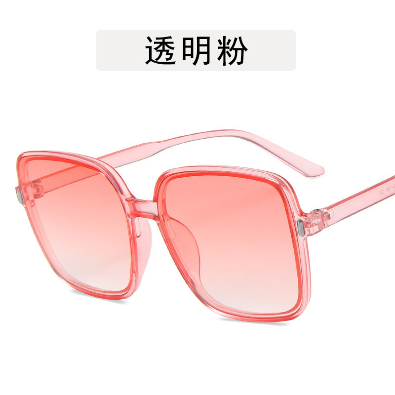 Box to Make Big Face Thin-Looked Sunglasses Women's Uv Protection New Trendy Men's Korean-Style Glasses Street Shooting Ins Sun-Resistant Sunglasses