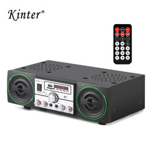 kinter 016 AC DC新版家用功放机带喇叭麦克风蓝牙遥控收音功放
