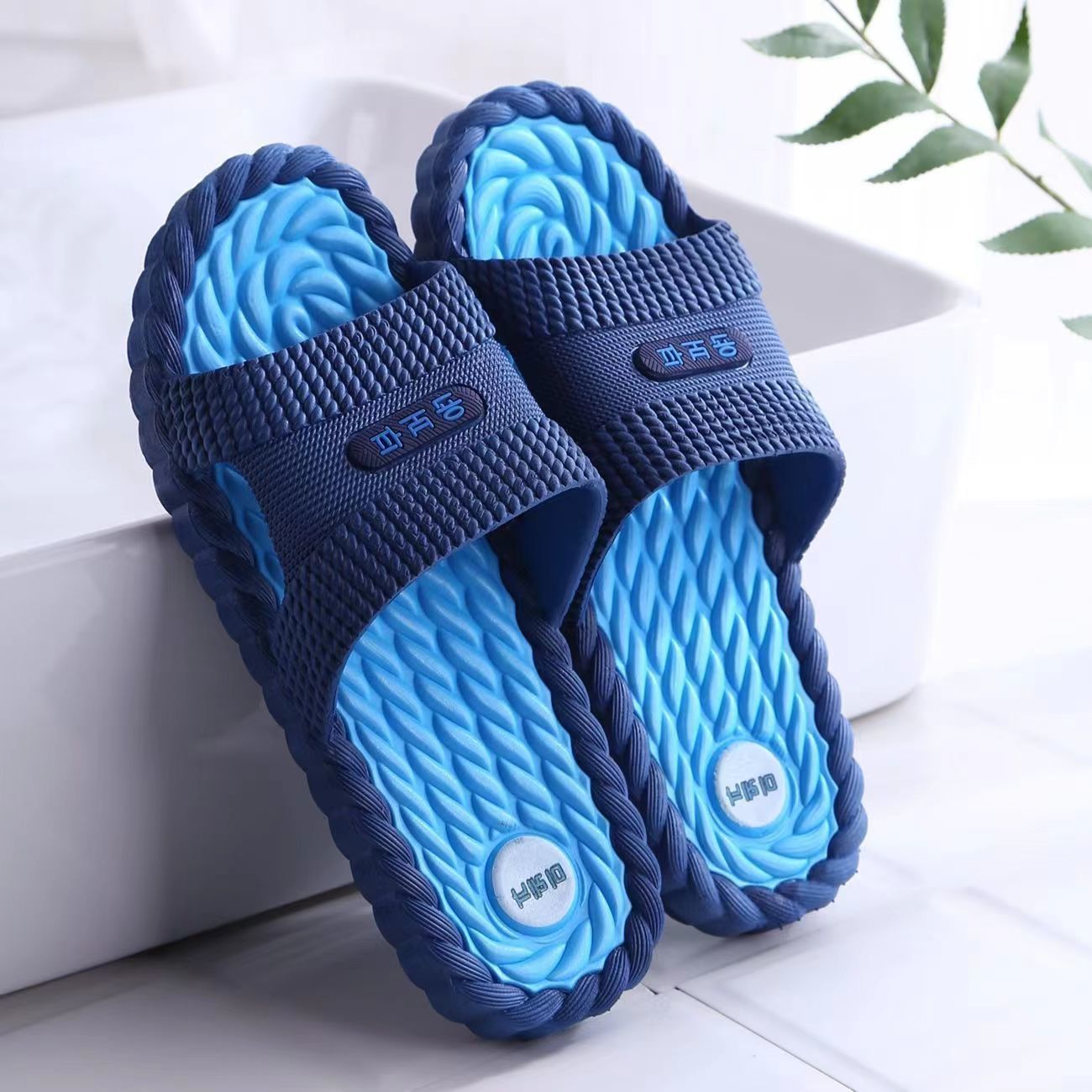 [Deodorant Soft Non-Slip] Slippers Women's Summer Household Bathroom Bath Indoor Slippers Women's Outdoor Wear