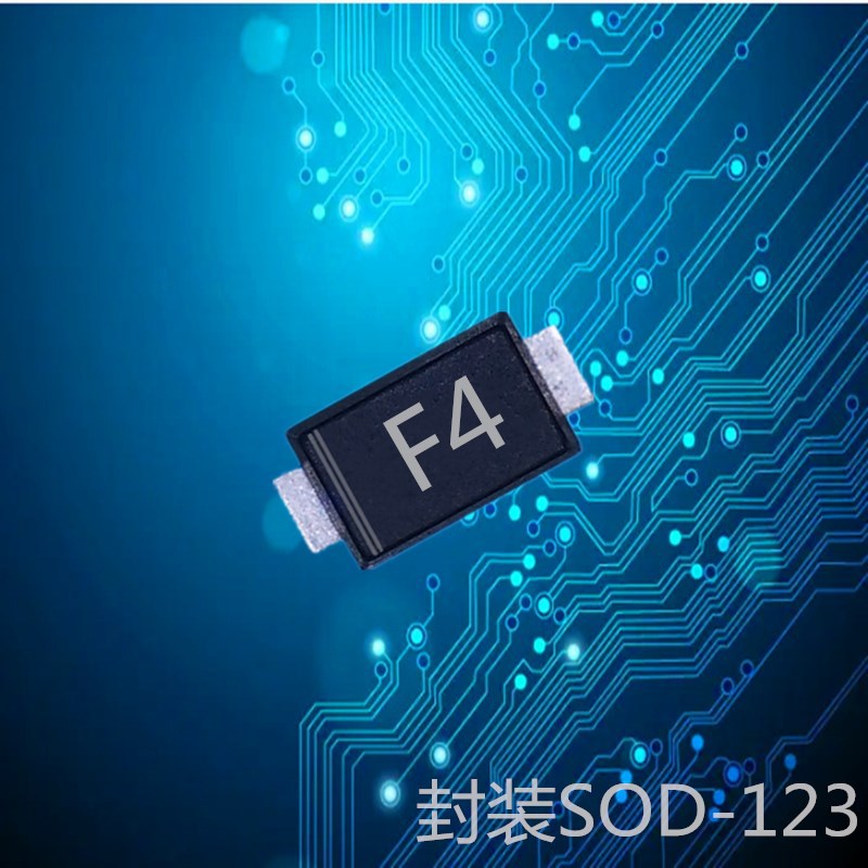 f4 sod123fl 贴片小体积快恢复二极管fr104w-阿里巴巴