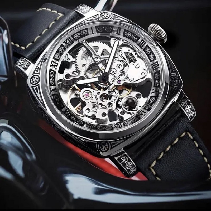 瑞士注册品牌kuerst酷尔时顿网红防水自动机械手表男士一件代发