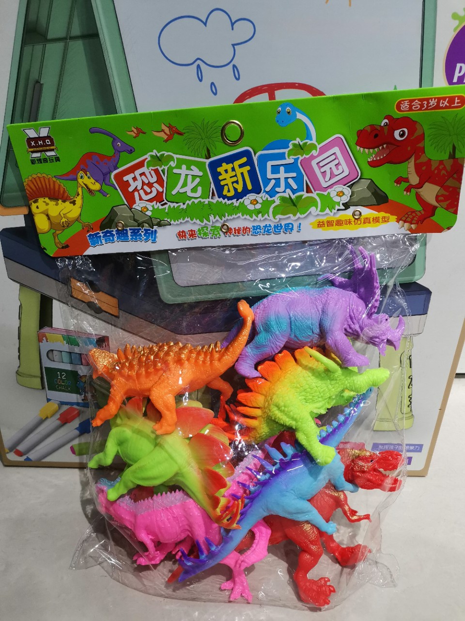 新煌奇新奇趣仿真恐龙软胶模型玩具批发儿童机构礼品男孩超市