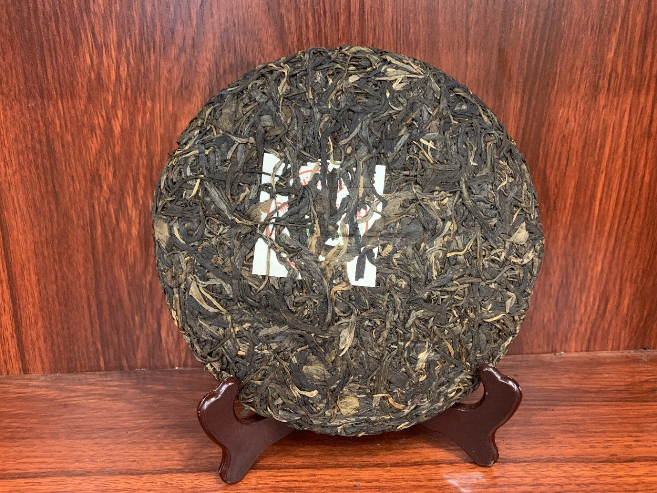 云南普洱生茶 2008年易武正山野生茶400克 绿大树生饼 七子饼茶