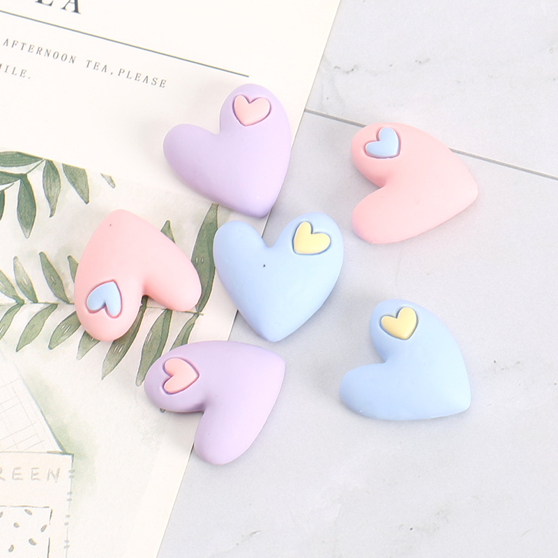 macaron color love resin diy cream glue epoxy phone case accessories hair accessories earrings handmade material package