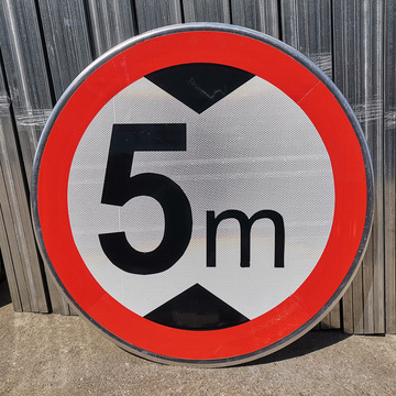 批发限高限宽交通标志牌 限制高度宽度2/3/4/5米警示牌铝板贴反光