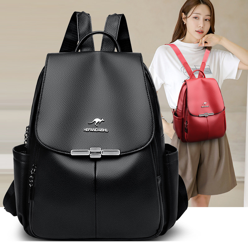 双肩包女203新款女士大气加大版时尚韩版大容量旅行背包厂家直销