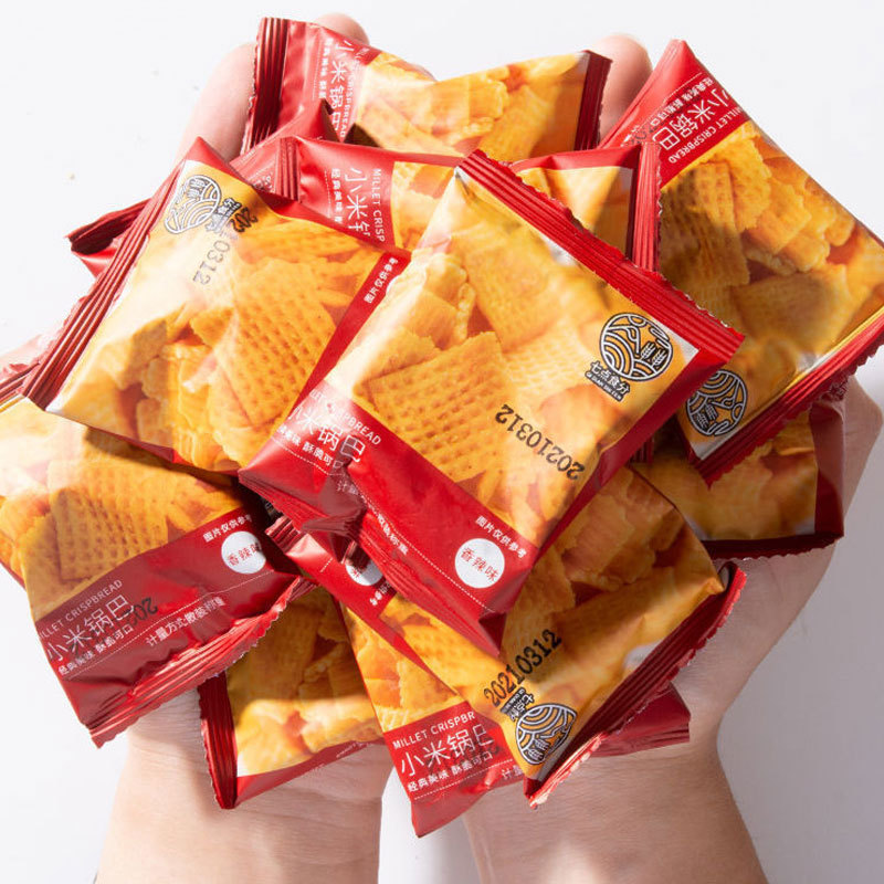 Small Snack Wholesale Manufacturers Small Crispy Snack Spicy Spicy Flavor Wholesale Whole Box Bulk Packaging Puffed Food QD 