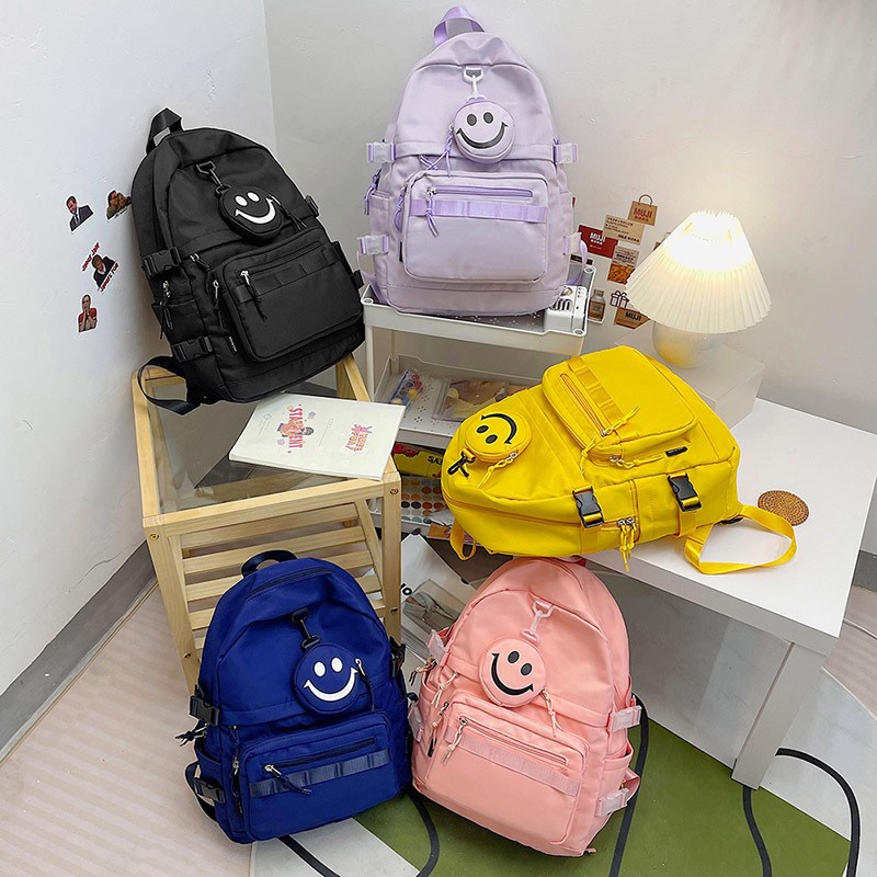 Backpack Women's New Simple Fashion Computer Bag Waterproof Oxford Cloth for Workplace Women Commuter Bag Factory Direct Supply