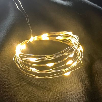 厂家直销批发led铜线灯平胶裸灯灯串半成品防水圣诞节日装饰灯