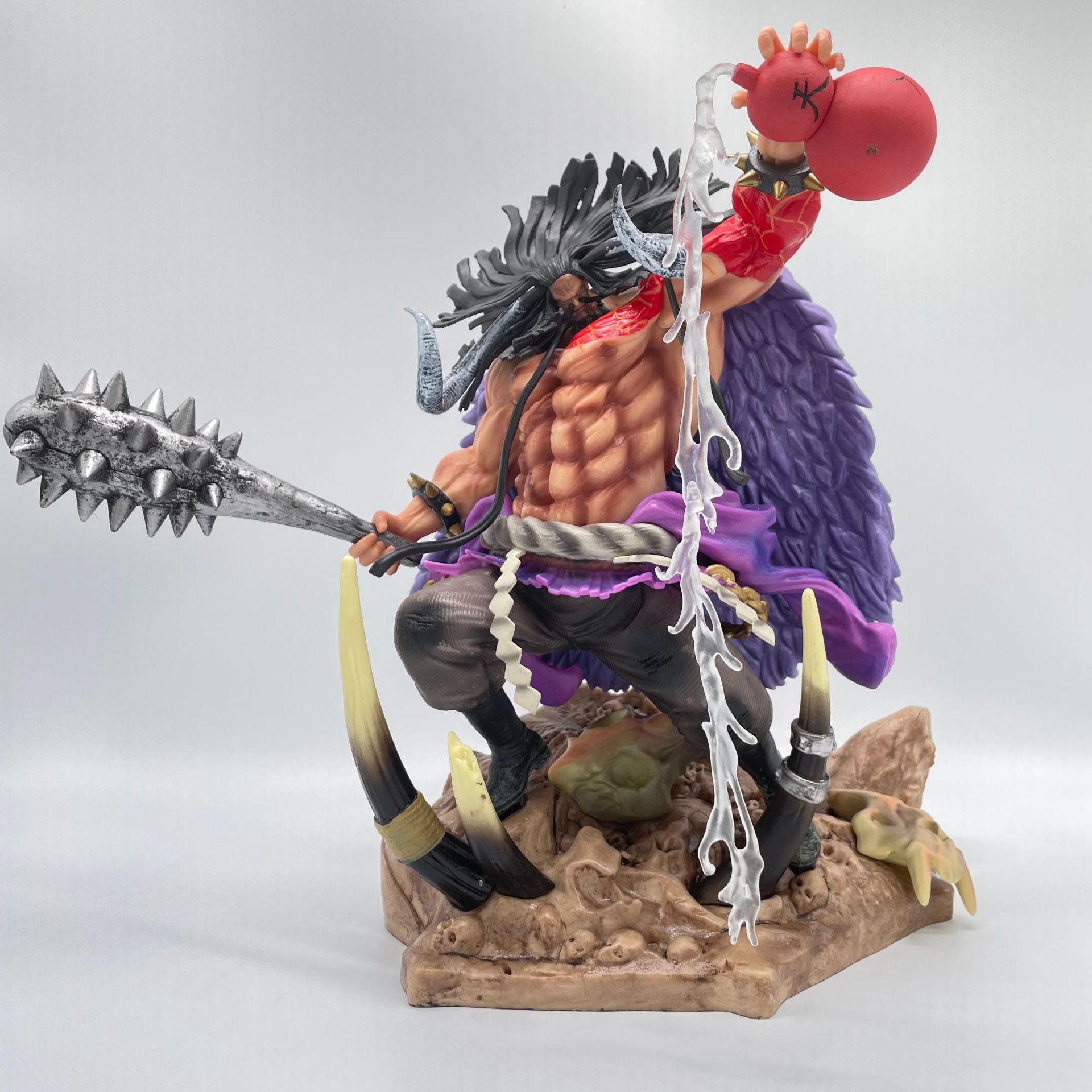 海贼王手办 黑珍珠凯多 酒壶战斗 简版 四皇凯多 动漫 模型摆件