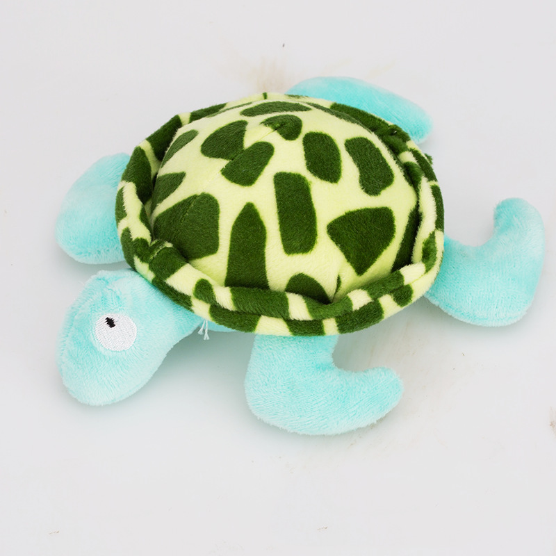 Spot Supplies Dog Bite-Resistant Pet Toy Plush Toy Dog Sound Turtle Doll Molar Fun Toy