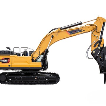 sy550hb-s 液压履带式挖掘机带破碎锤