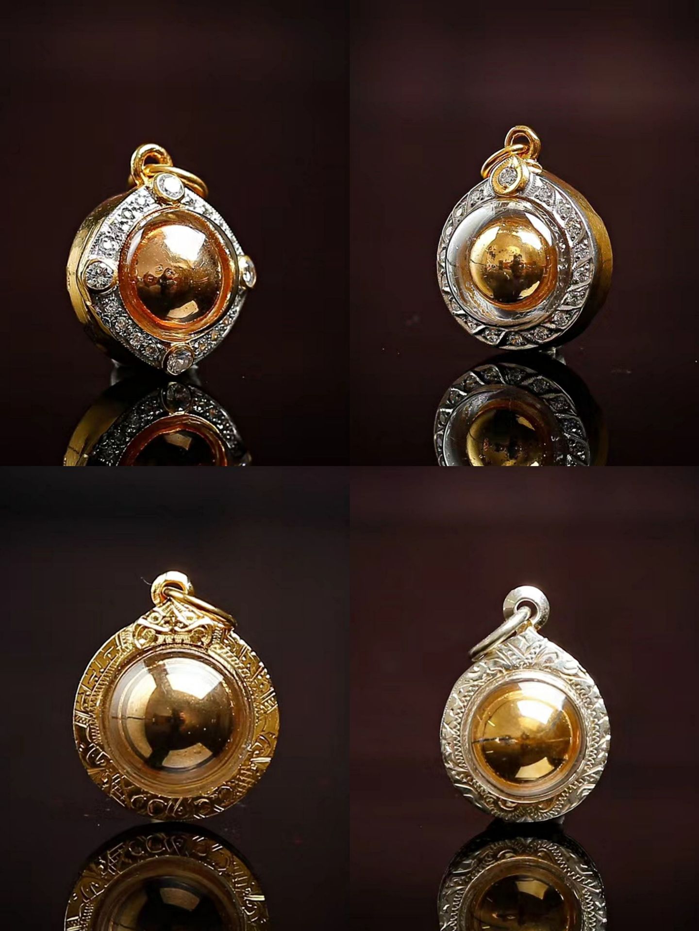 泰国佛牌 古巴习翁 龙婆史奥水银食珠 佛饰吊坠 吸前星-阿里巴巴