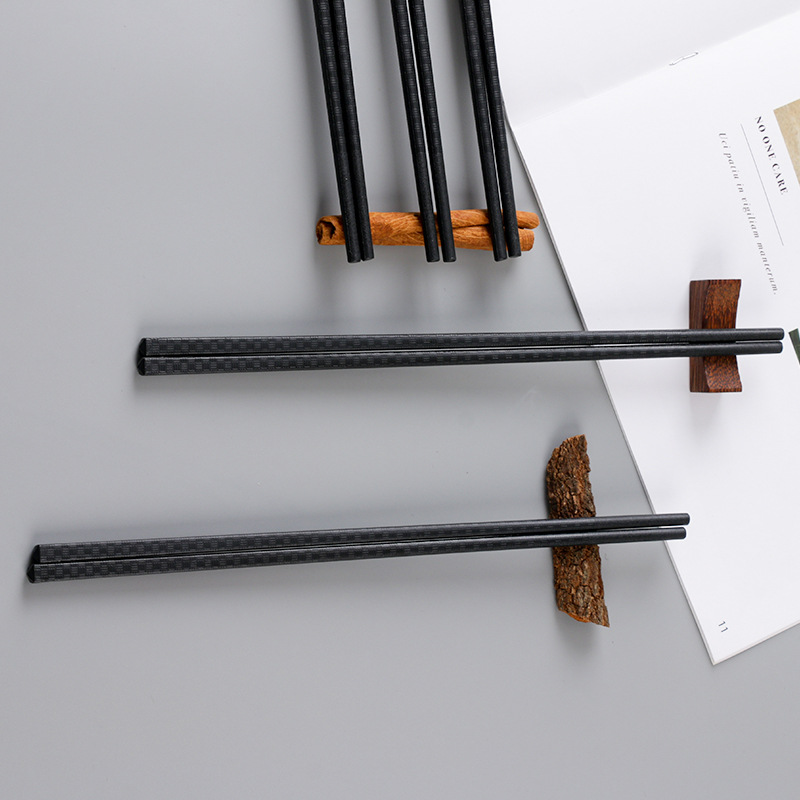 合金筷 家用 酒店筷创意款光板筷子 合金筷子金属头 合金筷子尖头