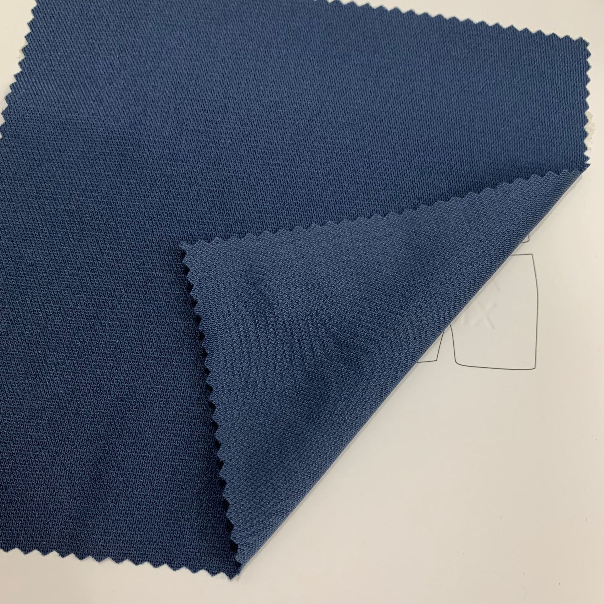 锦氨高弹珠地网眼布多色现货短袖polo衫170g弹力珠地运动面料