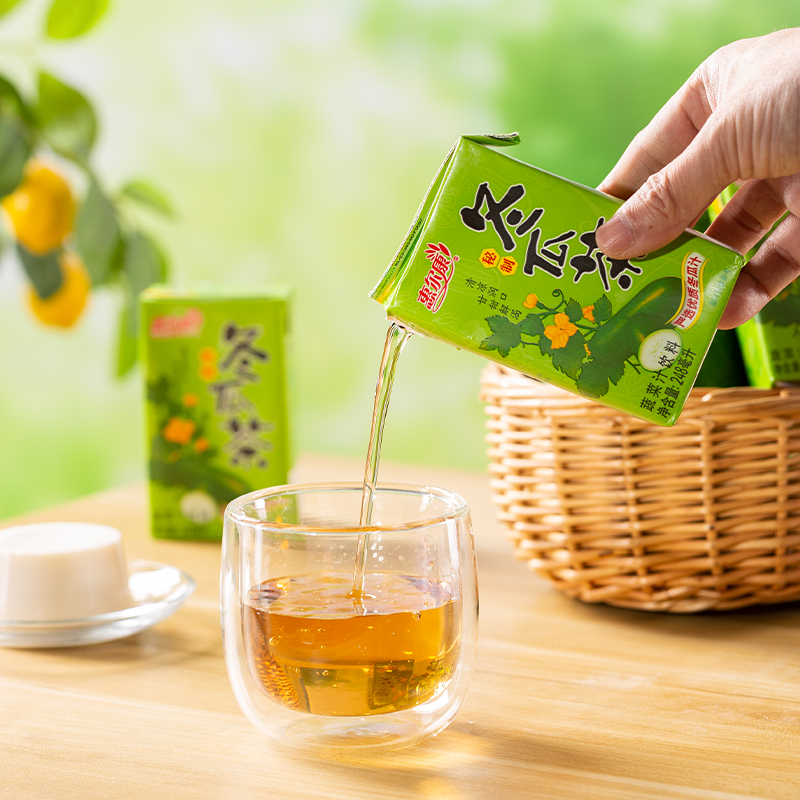 惠尔康冬瓜茶茶饮料248ml*24盒夏季植物饮品整箱-阿里巴巴