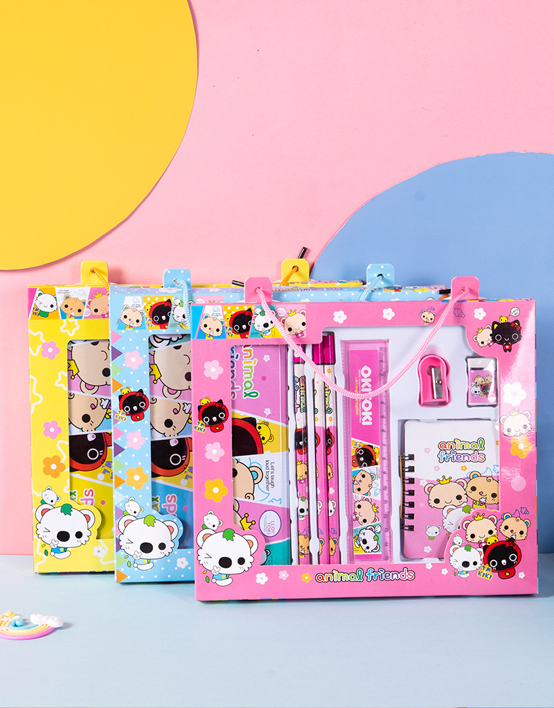 儿童卡通文具套装笔盒生日礼物幼儿园小学生学习用品礼品奖品8899