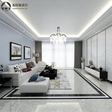 佛山通体负离子800x800大理石瓷砖客厅卧室现代简约防滑耐磨地砖