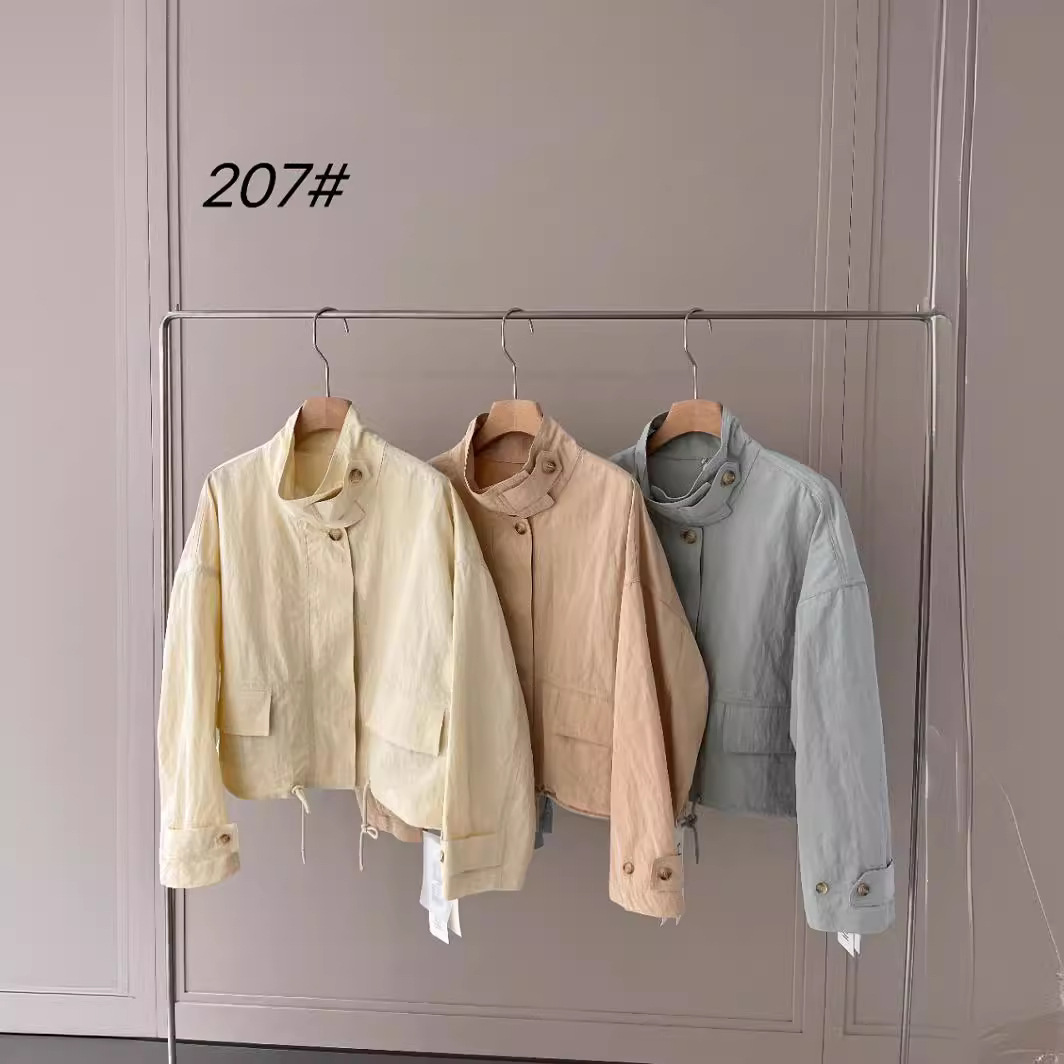 米索春季女装新款风衣外套女24207-阿里巴巴