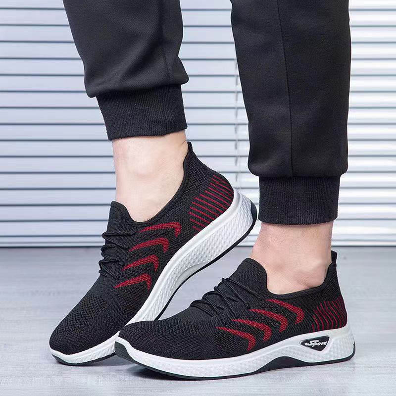 Men's Shoes Spring and Autumn Summer Breathable Stall Leisure Sports Running Tide Shoes Coconut Shoes Men's Wholesale Sneakers