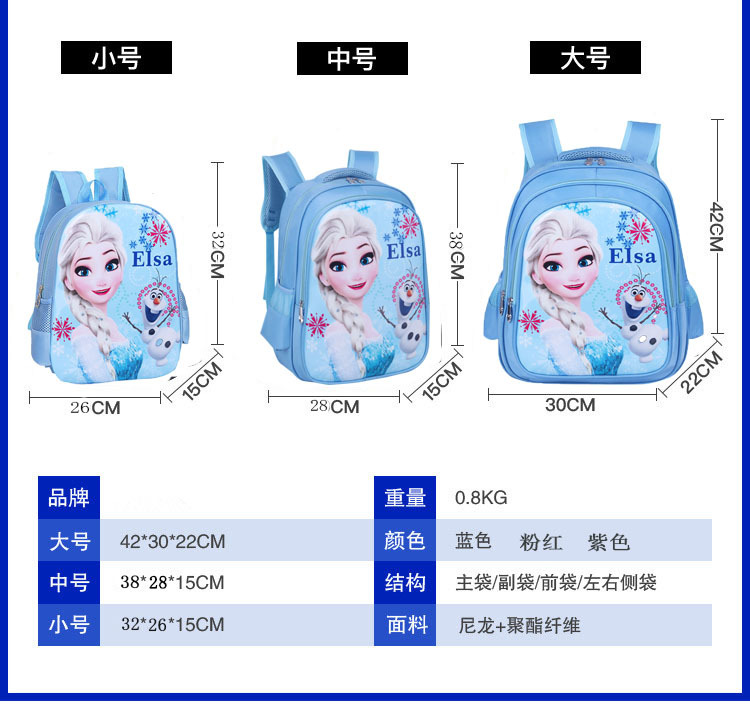 SOURCE Factory Direct Sales Primary School Student Waterproof Portable Burden Alleviation Cross-Border Children's Schoolbag