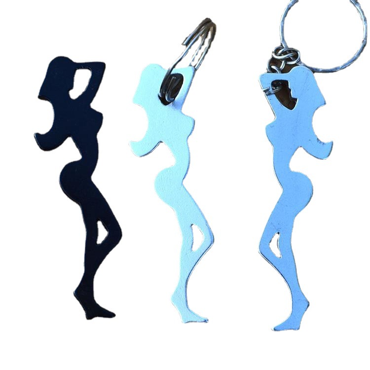 厂家直销女人钥匙扣合金钥匙扣人形钥匙扣创意钥匙扣logo订