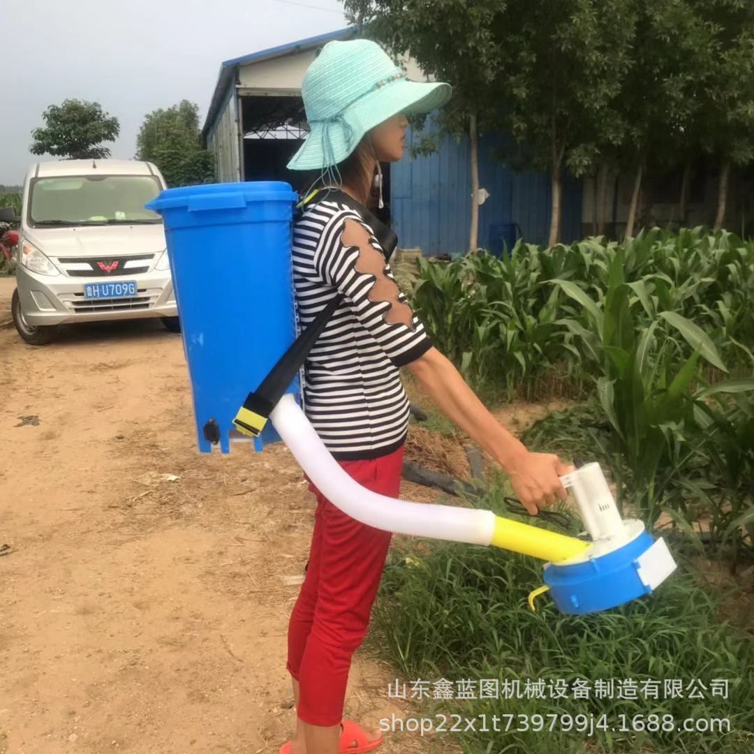 省力高效后背式电动撒肥器 强劲动力撒的远山地小麦青稞播种器