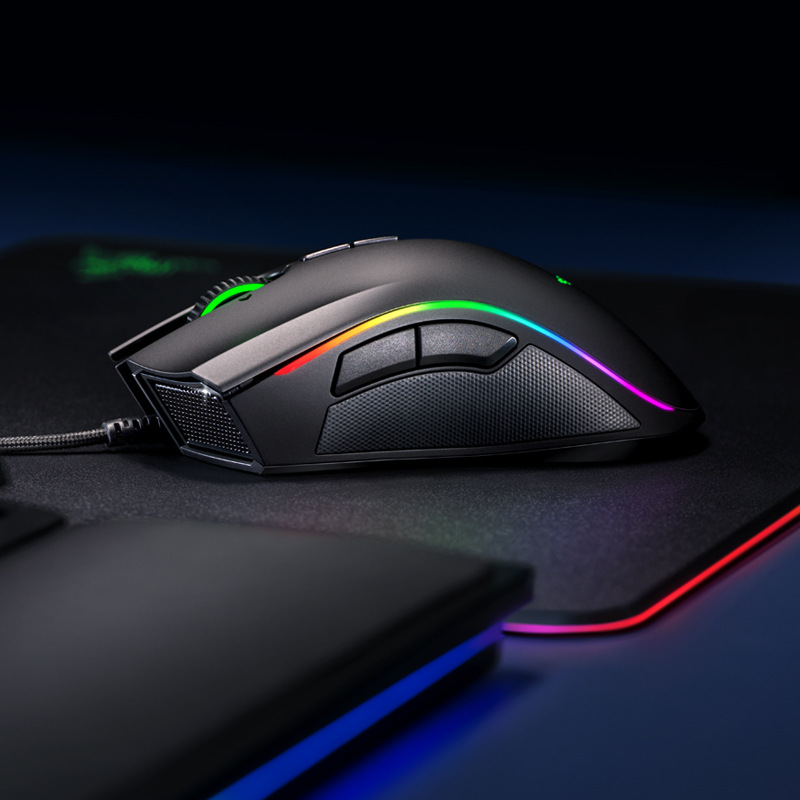 razer mamba elite雷蛇曼巴眼镜蛇精英版鼠标吃鸡游戏宏设置鼠标