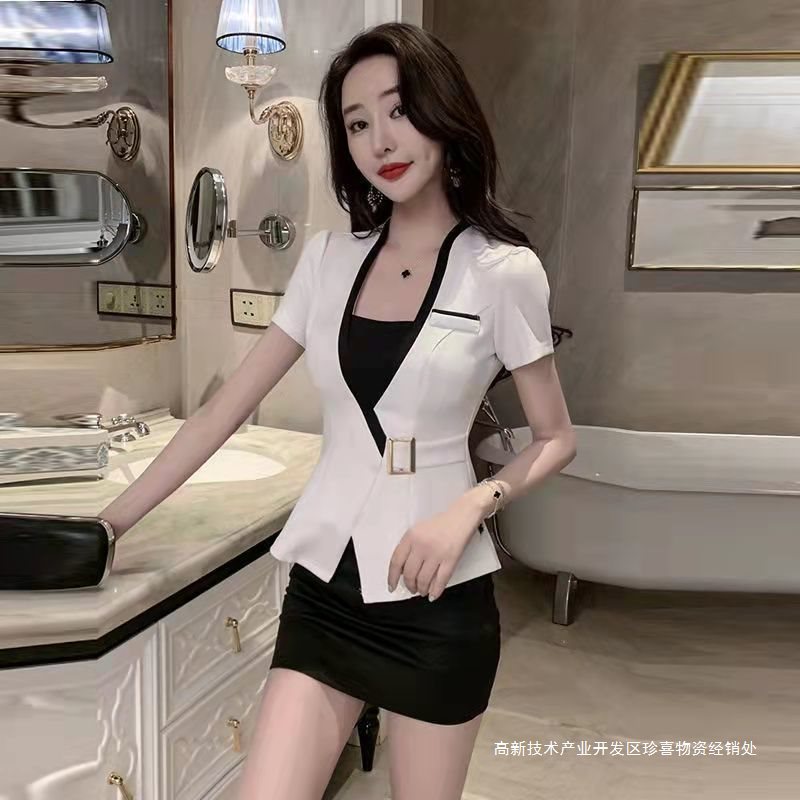 足疗技师工作服气质套装spa足浴养生美容院按摩桑拿洗浴制服-阿里巴巴