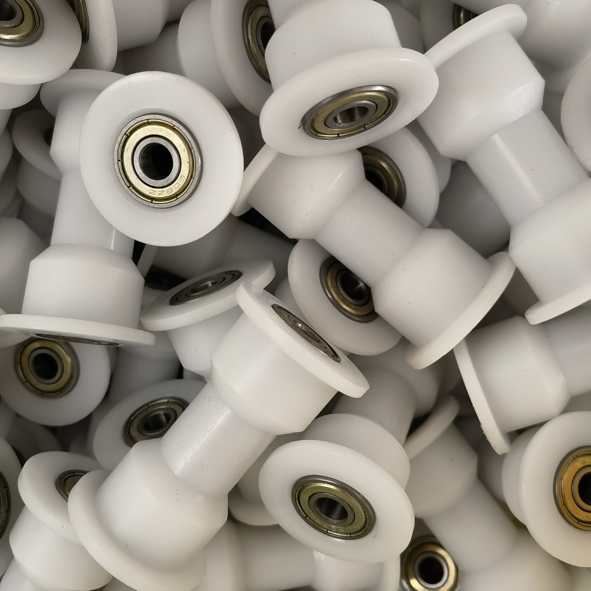 轴承轮 健身器材配件划船机滚轮滑轮运动器材零件 塑料轴承轮机械