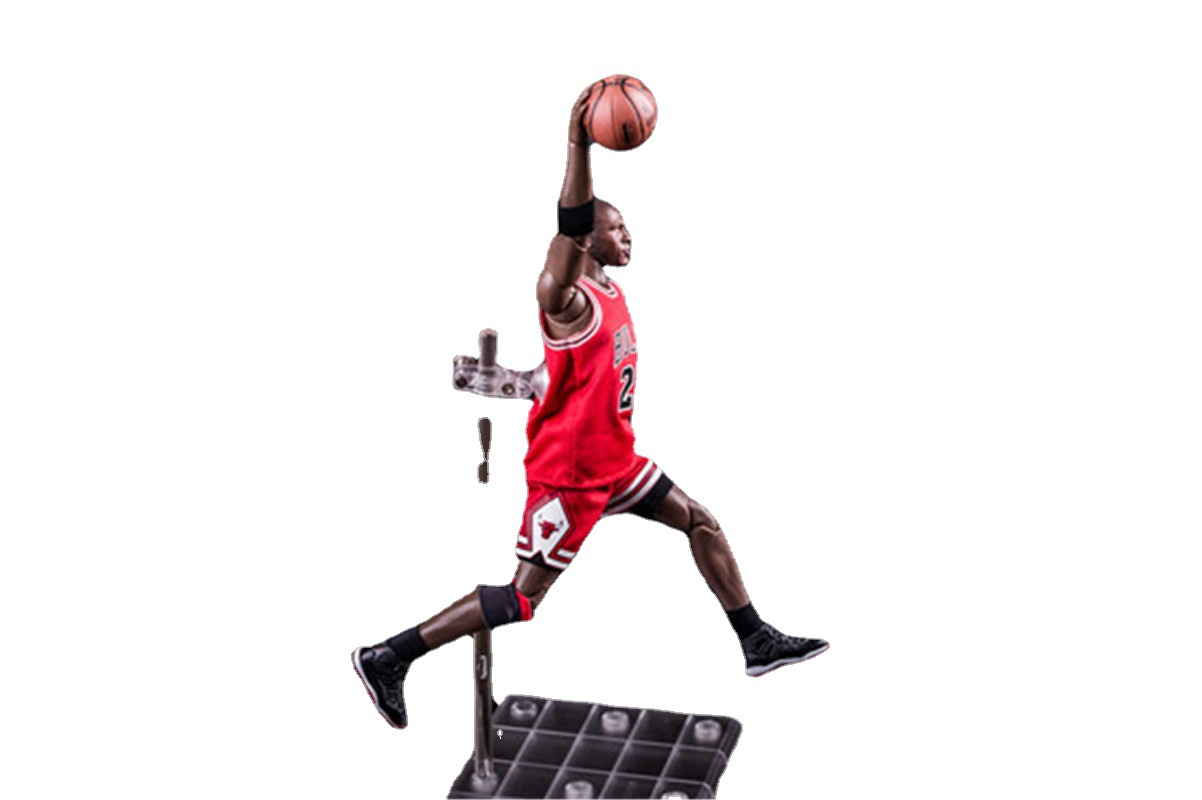 动漫手国人 蓝球明星 乔丹 库里 23号红衣 1/9 可动 手办摆件