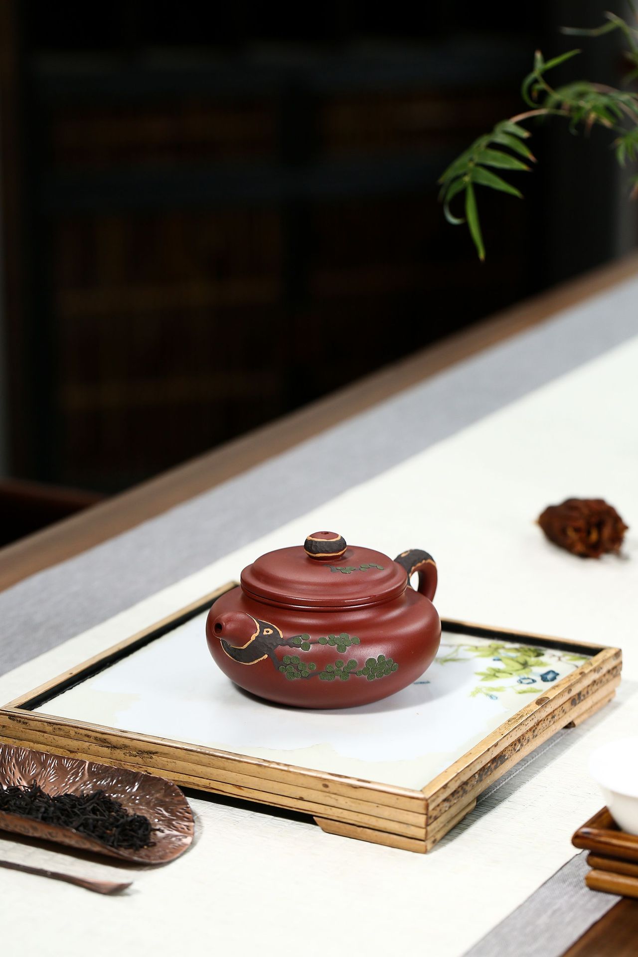 批发宜兴姜礼明纯手紫砂壶大红袍松皮仿古茶壶家用泡茶具一件代发