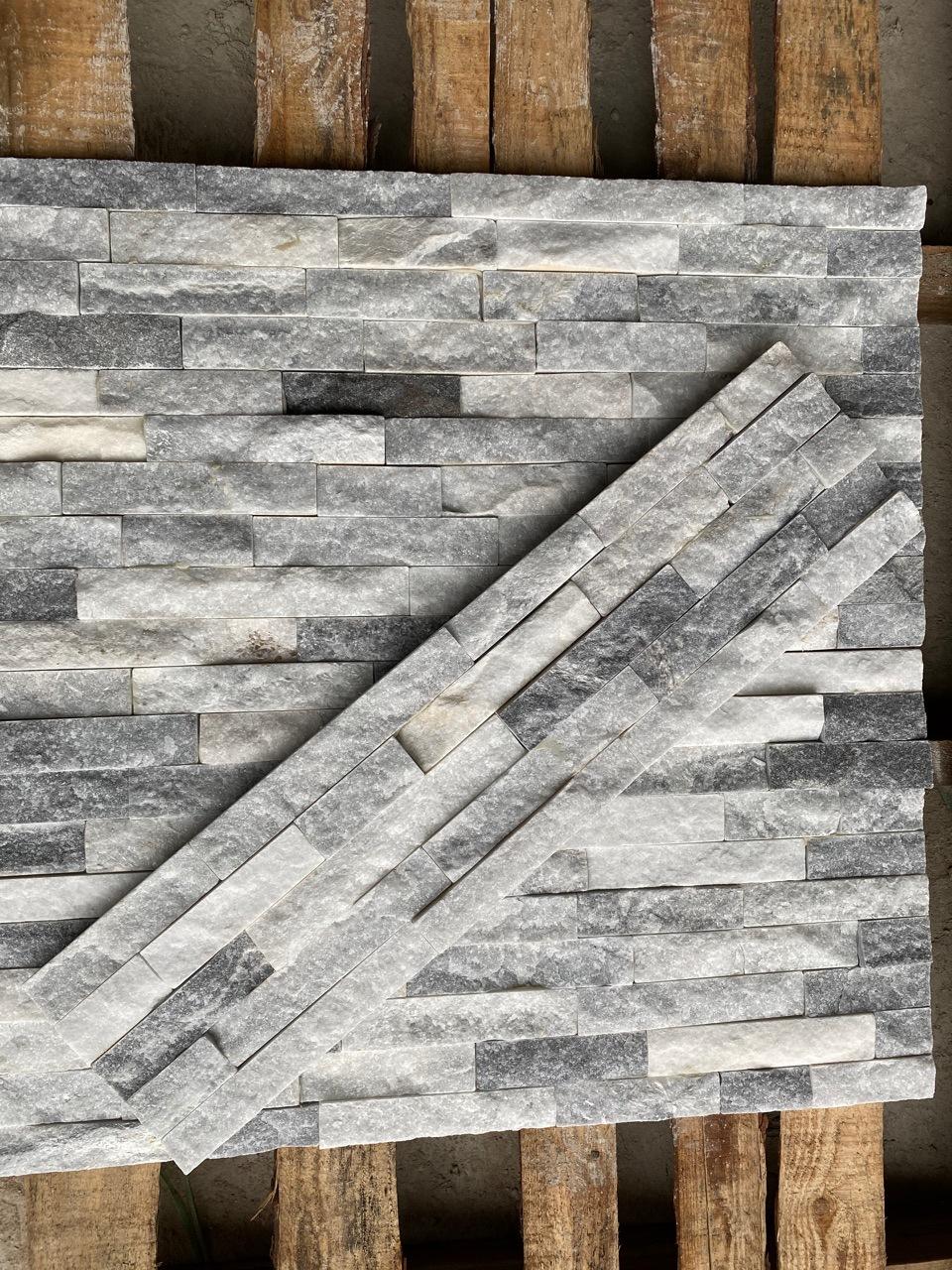 别墅文化石电视背景墙阳台室内墙砖瓷砖灰白石材文化砖外墙砖厂家