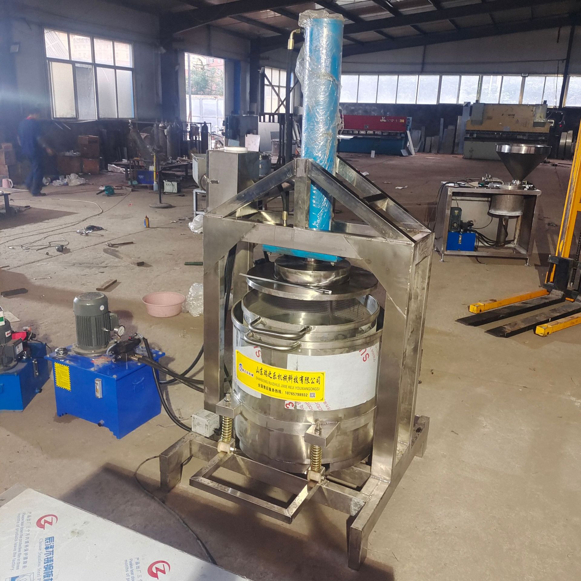 米酒酒糟压滤机 黄酒酒渣酒液分离机 发酵纯粮酒压榨机厂家现货