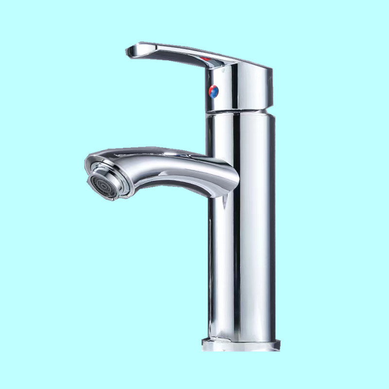 Seven Single Hole Hot and Cold Basin Faucet Stainless Steel Mixing Water Washbasin Faucet Manufacturer Water Tap