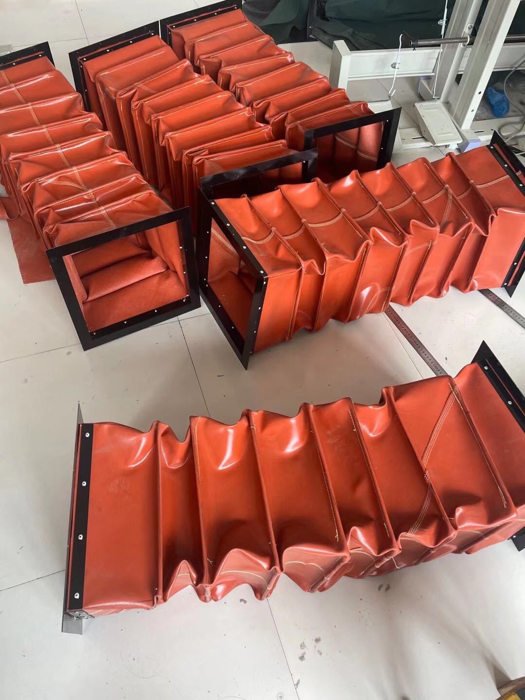 0成交43件软连接风管软接头伸缩式防火耐高温通风负压软接硅胶布帆布