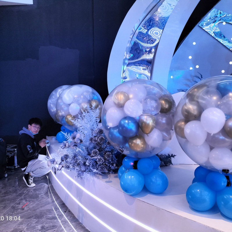 夜市网红玩具抖音同款地爆球天爆气商场节日现场布置气球生日气球