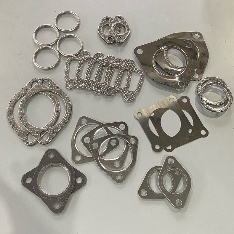 厂家供应汽车排气管密封垫耐高温石墨垫片消声器无石棉密封垫片