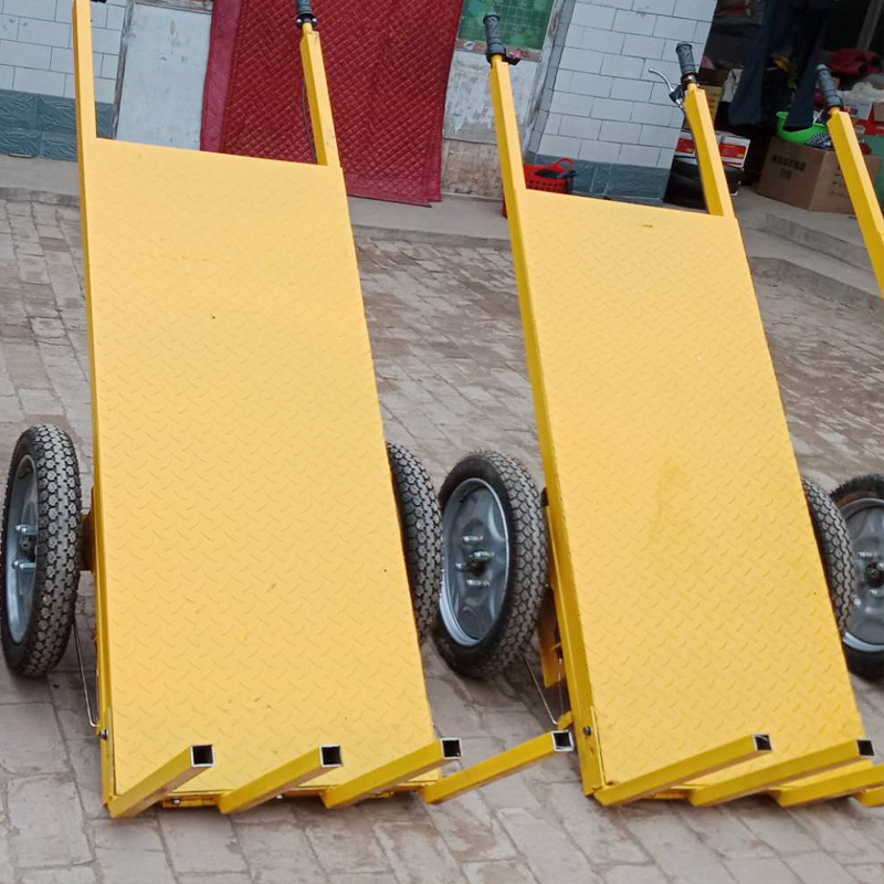 电动平板拉砖车 建筑工地两三轮自卸背砖车 手推平板拉加气块砖车