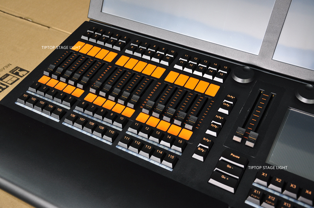 ma2-g2 专业版黑马控台航空箱包装带双显示屏黄色调光轮linux系统