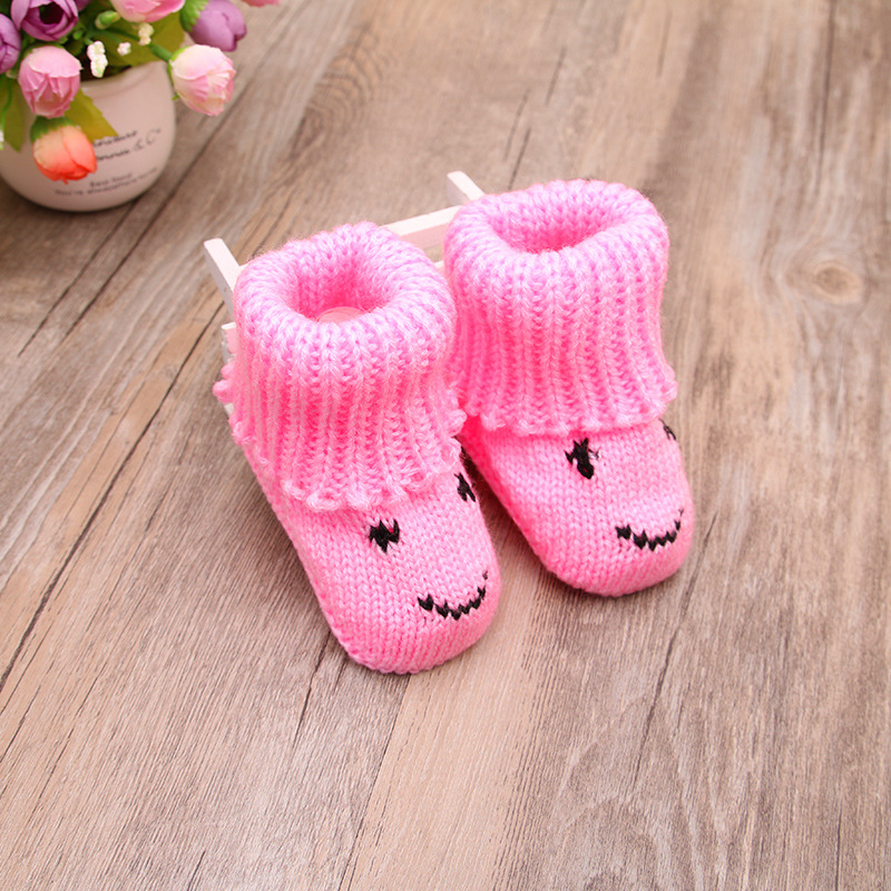 Wool Baby Shoes Spring and Autumn Single-Layer Shoes Newborn Men's and Women's Baby Shoes Woven 0-6 Months Toddler Shoes Wholesale