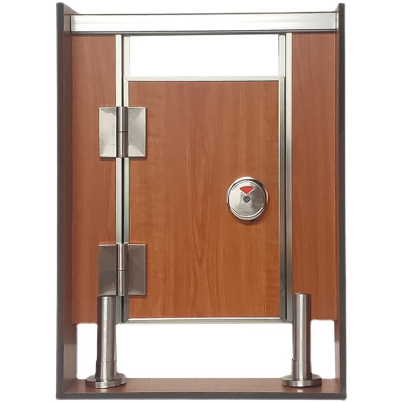 公共卫生间厕所隔断五金配件不锈钢尼龙平叠门铰链合页支撑脚角码