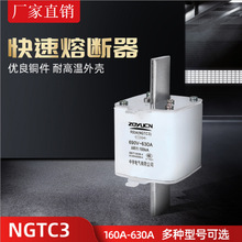 NGTC3 RS34 690V 630A快速熔断器插入式陶瓷保险丝熔断器熔芯