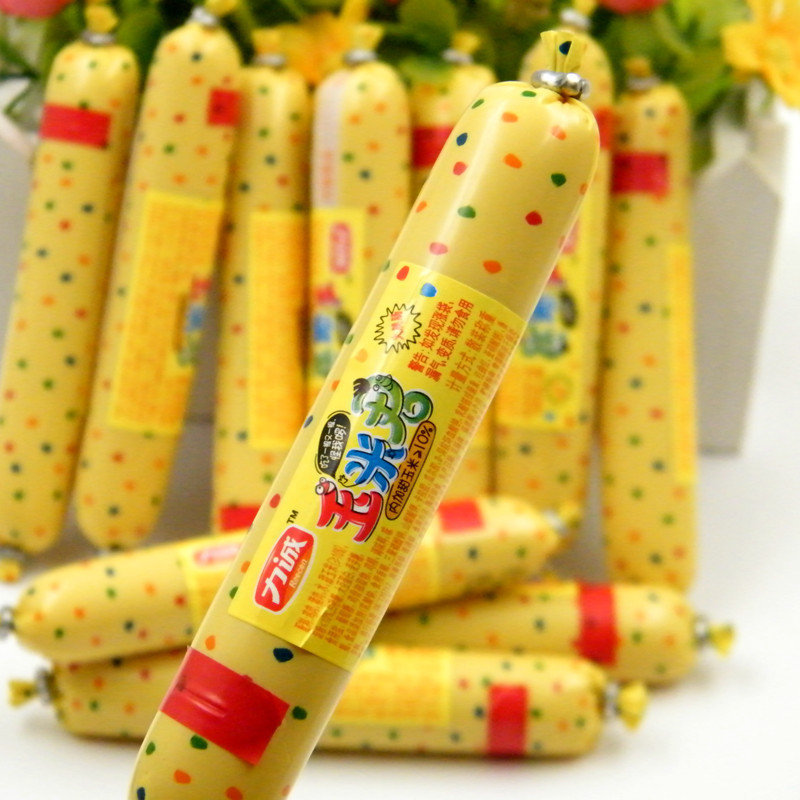 力诚玉米君1000g/50支即食香甜玉米香肠火腿肠好吃的解馋早餐零食