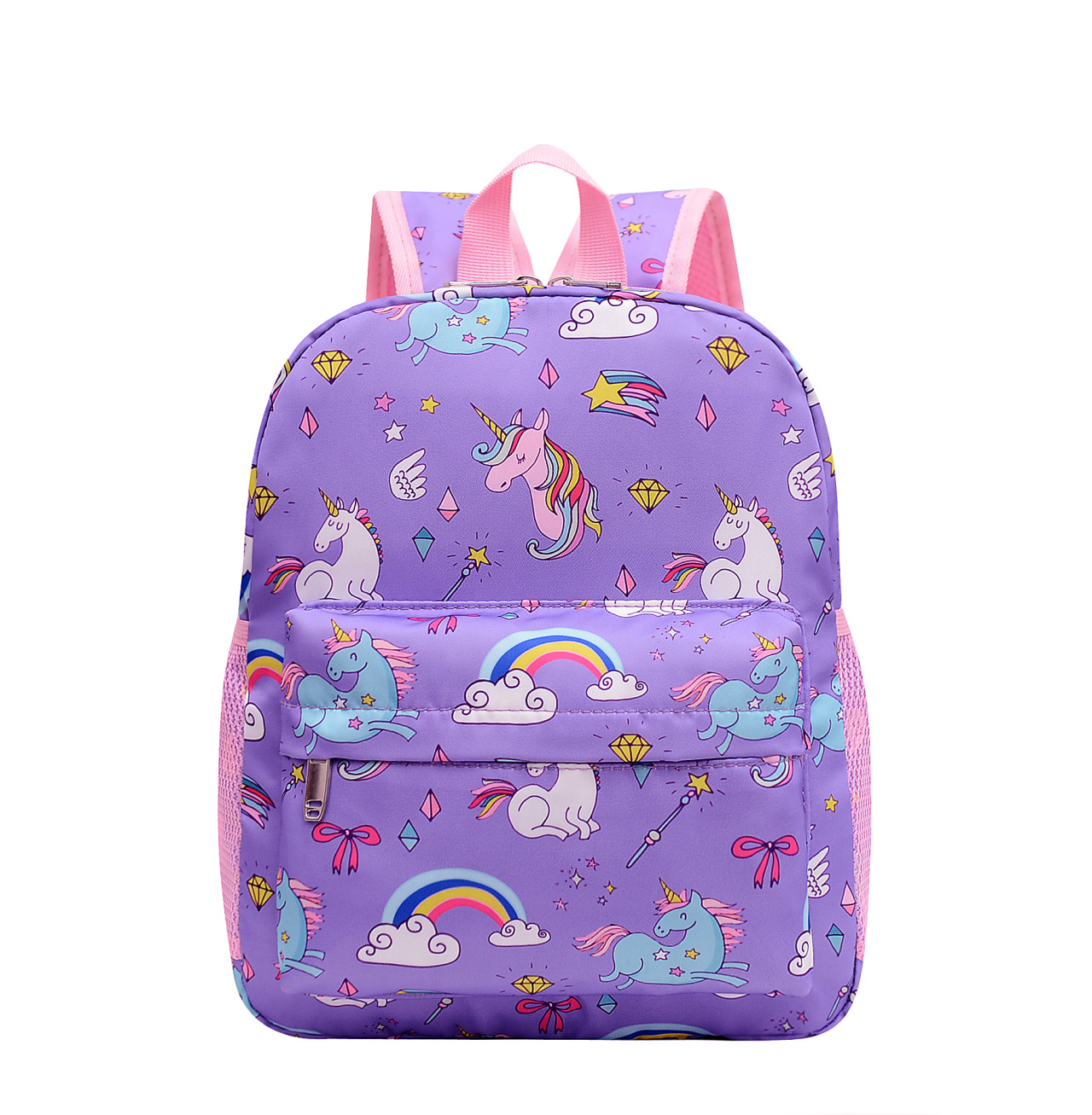 Kindergarten Backpack New Children's Cartoon Cute and Lightweight Pairs Fashion Unicorn Backpack Printed Backpack Korean Fashion