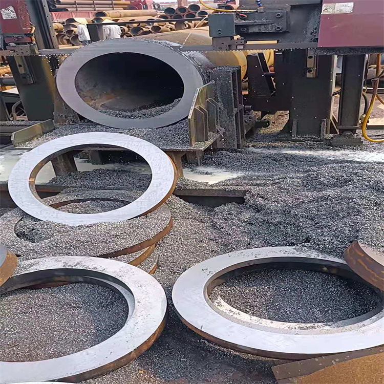 现货切割零售冶钢45#厚壁无缝钢管530*100无缝管机械配件圆管切割