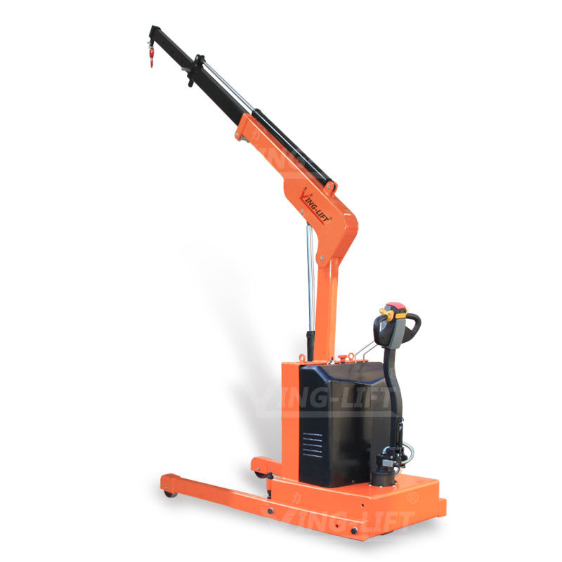 全电动单臂吊半电动小吊机电动行走人力行走吊车折叠吊机搬运车